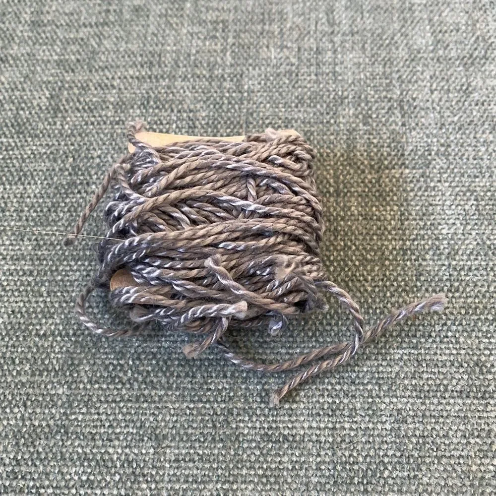 Blue Needlepoint Thread Yarn